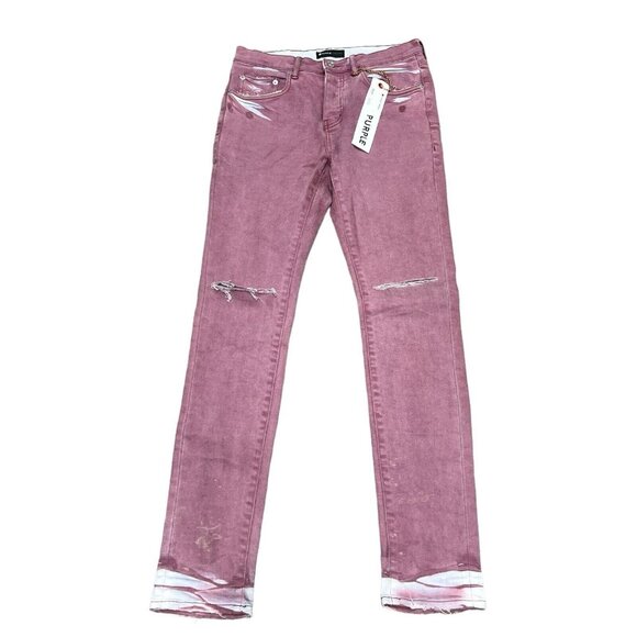 Purple Brand Other - Purple Brand Jeans Style P001 Dark Pink Distressed Men's Size 30